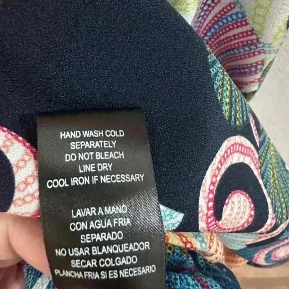 Be by Cheetah B / Off The Shoulder Floral Romper Ruffle Hem / Size 8! - Picture 12 of 14